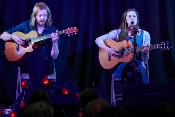 Josienne Clarke and Ben Walker Black Duck Folk Sutton Benger 27-06-2015